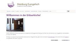 Desktop Screenshot of mainburg-evangelisch.de